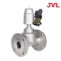 forged  Threaded air control pneumatic stainless steel angle seat valve